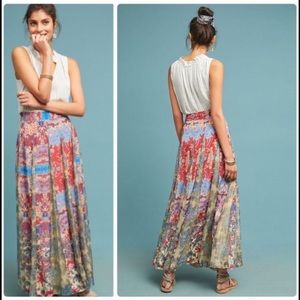 Anthropologie Maxi Skirt
